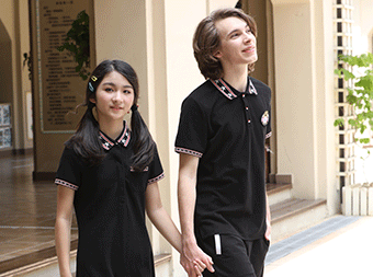 高中夏季短袖運(yùn)動校服班服廠家套裝