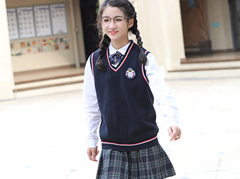 中小學(xué)生校服定制秋季毛衣禮服套裝